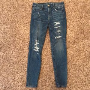 WORN ONCE- American eagle jeans